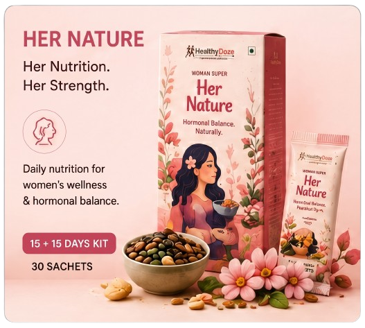 Her Nature — daily nutrition sachet kit for women by HealthyDoze