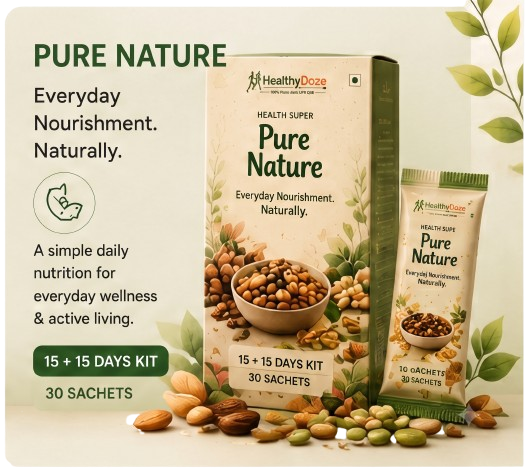 Pure Nature — daily nutrition sachet kit for everyday wellness by HealthyDoze